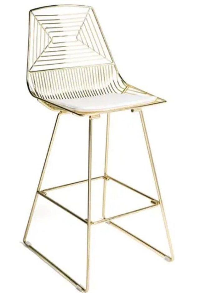 Cocktail Bar Stool - Gold